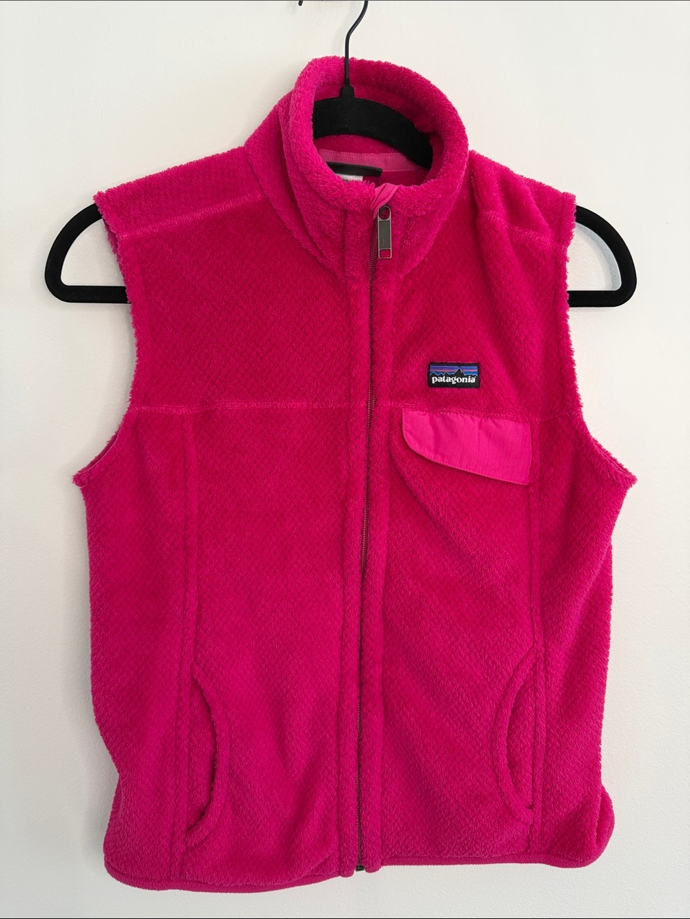 Patagonia Re-Tool Vest Fleece Hot Pink Magenta Women's Small
